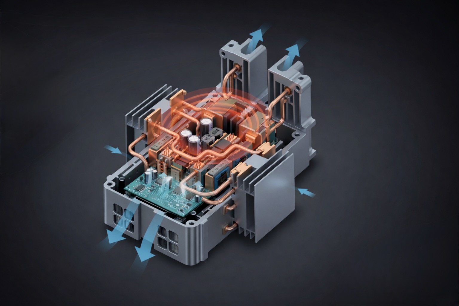 Zarządzanie temperaturą i współczynnik mocy w zasilaczach LED
